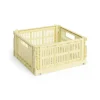 Børn HAY Opbevaring På Børneværelset|Opbevaring<Colour Crate Medium Square, Light yellow fra
