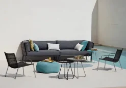 Cane-line Udendørs Loungemøbler<Conic 2 pers. Modulsofa, venstre inkl. hyndesæt fra