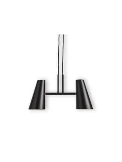 Woud Pendler|Spots<Cono Pendant w. 2 Shades fra