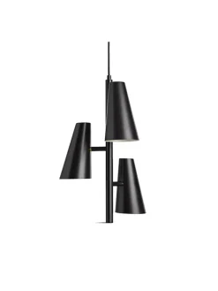 Woud Pendler|Spots<Cono Pendant w. 3 Shades fra