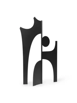 Ferm Living Figurer<Contour Piece, Black fra
