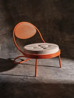GUBI Lænestole<Copacabana Lounge Chair, international orange fra
