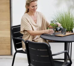 Cane-line Havestole<Copenhagen Stol m/armlæn fra