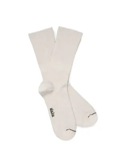 Aiayu Tøj<Cotton Rib Socks, milk fra