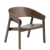 Muuto Loungestole|Lænestole<Cover Lounge Chair, dark stained brown fra