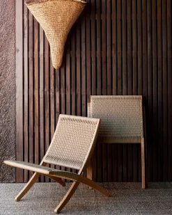 Carl Hansen & Søn Loungestole|Lænestole<Cuba Stolen med Papirgarn fra