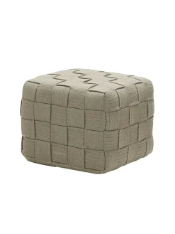 Cane-line Udendørs Loungemøbler|Havestole<Cube Fodskammel fra