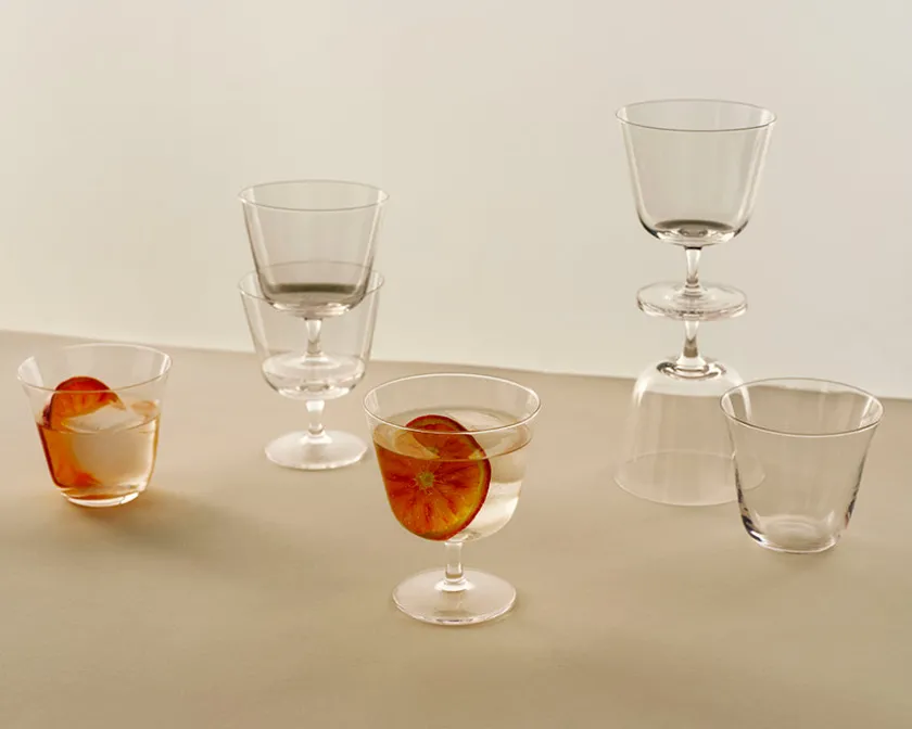 HAY Service<Curve Tumbler Glass fra