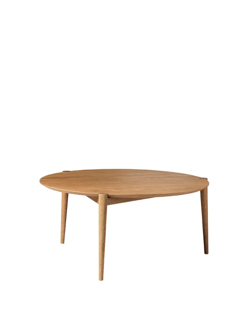 FDB Møbler Sofaborde<D102 Søs Sofabord, Ø 85 cm fra