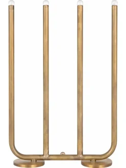 Konsthantverk Spots<December bordlampe, lille/rå messing fra