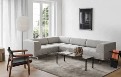 Fredericia Furniture Lænestole<Den Spanske Stol i naturfarvet læder, valnød olie af Børge Mogensen