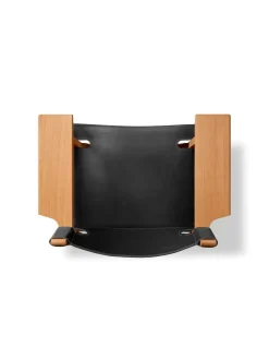 Fredericia Furniture Lænestole<Den Spanske Stol i naturfarvet læder, eg olie af Børge Mogensen