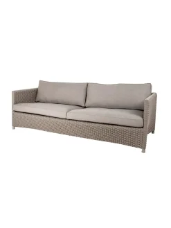 Cane-line Udendørs Loungemøbler<Diamond 3 pers Sofa inkl. hynde fra