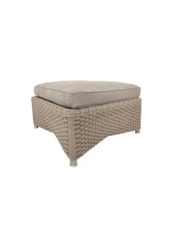 Cane-line Udendørs Loungemøbler|Havestole<Diamond Skammel inkl. hynde fra