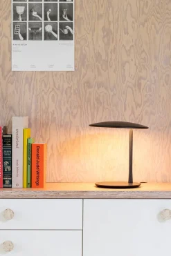 Nine Spots<Disc table light, black fra