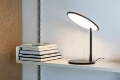 Nine Spots<Disc table light, black fra
