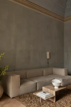 Ferm Living Sofaborde<Distinct Coffee Table, Dark Brown Travertine fra