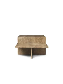 Ferm Living Sofaborde<Distinct Coffee Table, Travertine fra