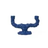 Ferm Living Lysestager<Dito Candle Holder bright blue, double fra