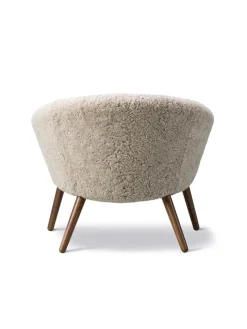 Fredericia Furniture Loungestole|Lænestole<Ditzel Lounge Chair, lammeskind fra