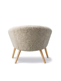 Fredericia Furniture Loungestole|Lænestole<Ditzel Lounge Chair, lammeskind fra