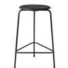 Fritz Hansen Barstole<Dot barstol, sort af Arne Jacobsen