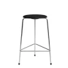 Fritz Hansen Barstole<Dot Barstol, sortlakeret ask af Arne Jacobsen