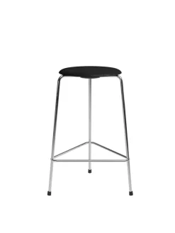 Fritz Hansen Barstole<Dot Barstol, sortlakeret ask af Arne Jacobsen