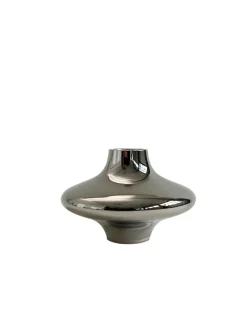 Hein Studio Lysestager<Doublet Candleholder Small, silver fra