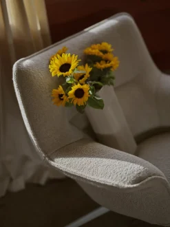 Muuto Lænestole<Doze Lounge Chair, Low Back, Ocean 80/tekstil, Tube base fra