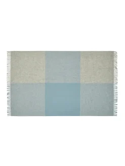 Silkeborg Uldspinderi Puder Og Plaider<Drejø Plaid, aqua fra