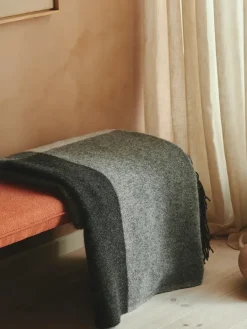 Silkeborg Uldspinderi Puder Og Plaider<Drejø Plaid, aqua fra