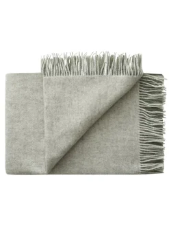 Silkeborg Uldspinderi Puder Og Plaider<Drejø Plaid, grey mix fra