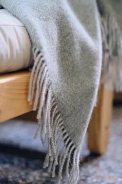 Silkeborg Uldspinderi Puder Og Plaider<Drejø Plaid, grey mix fra