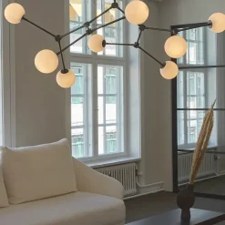 101 Copenhagen Lysekroner|Spots<Drop Bulp Chandelier, grey fra
