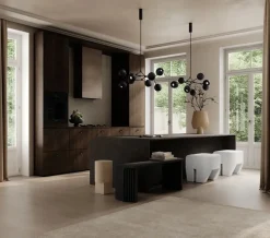 101 Copenhagen Lysekroner|Spots<Drop Chandelier Globe, Mini, Burned Black fra