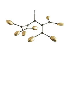 101 Copenhagen Lysekroner|Spots<Drop Chandelier, mini brass fra