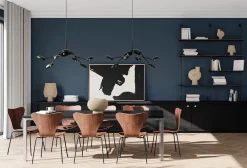 101 Copenhagen Spots|Lysekroner<Drop Chandelier, mini burned black fra