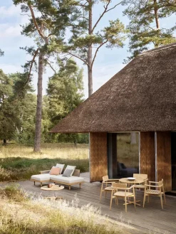 Carl Hansen & Søn Udendørs Loungemøbler<E511 Embrace Outdoor Loungemodul fra