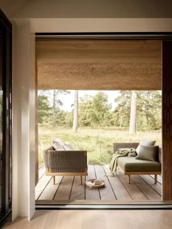 Carl Hansen & Søn Udendørs Loungemøbler<E530 Embrace Outdoor Loungemodul fra