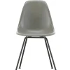 Vitra Spisebordsstole<Eames Fiberglass Chair DSX, sortlakeret fra