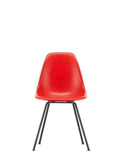 Vitra Spisebordsstole<Eames Fiberglass Chair DSX, sortlakeret fra