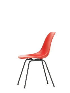 Vitra Spisebordsstole<Eames Fiberglass Chair DSX, sortlakeret fra