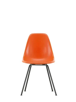 Vitra Spisebordsstole<Eames Fiberglass Chair DSX, sortlakeret fra