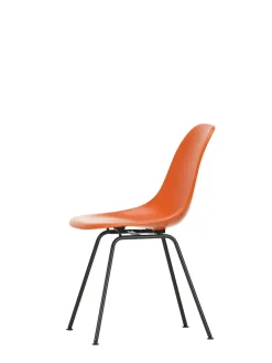 Vitra Spisebordsstole<Eames Fiberglass Chair DSX, sortlakeret fra