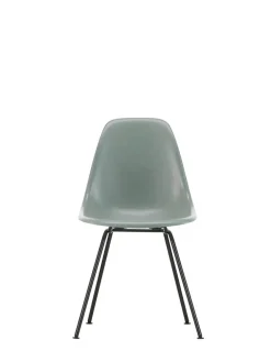 Vitra Spisebordsstole<Eames Fiberglass Chair DSX, sortlakeret fra