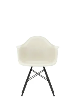 Vitra Spisebordsstole<Eames Plastic Armchair DAW, sortlakeret ahorntræ fra