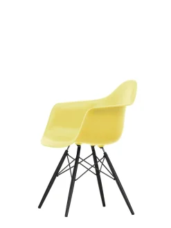 Vitra Spisebordsstole<Eames Plastic Armchair DAW, sortlakeret ahorntræ fra