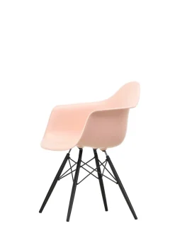 Vitra Spisebordsstole<Eames Plastic Armchair DAW, sortlakeret ahorntræ fra