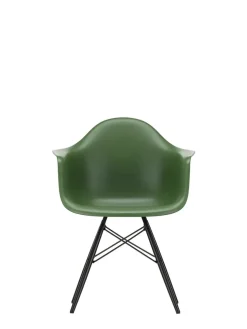 Vitra Spisebordsstole<Eames Plastic Armchair DAW, sortlakeret ahorntræ fra